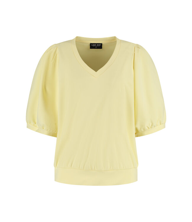 Lady Day Top Amie-v Butter Yellow