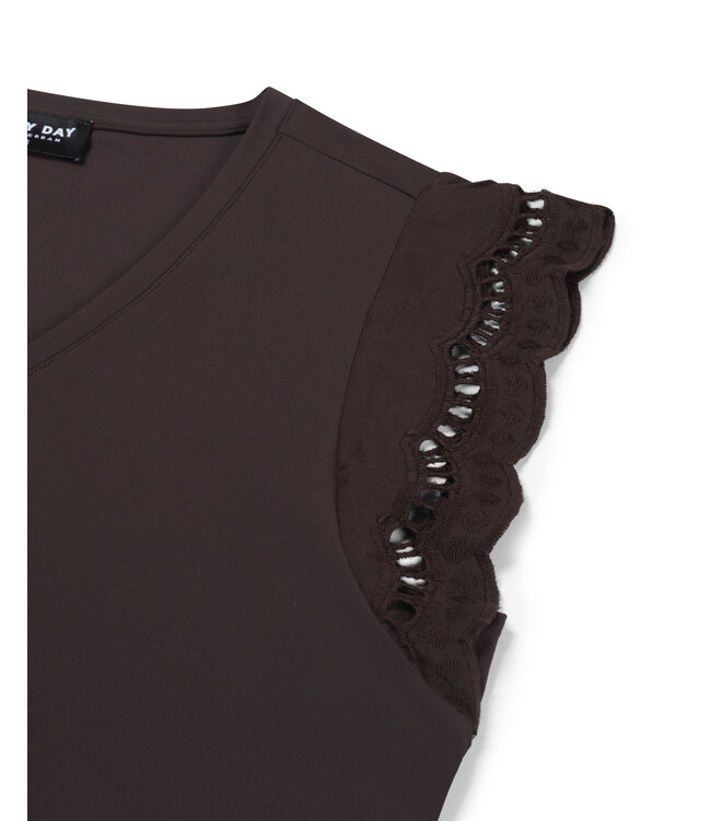 Lady Day Top Lake Dark Brown