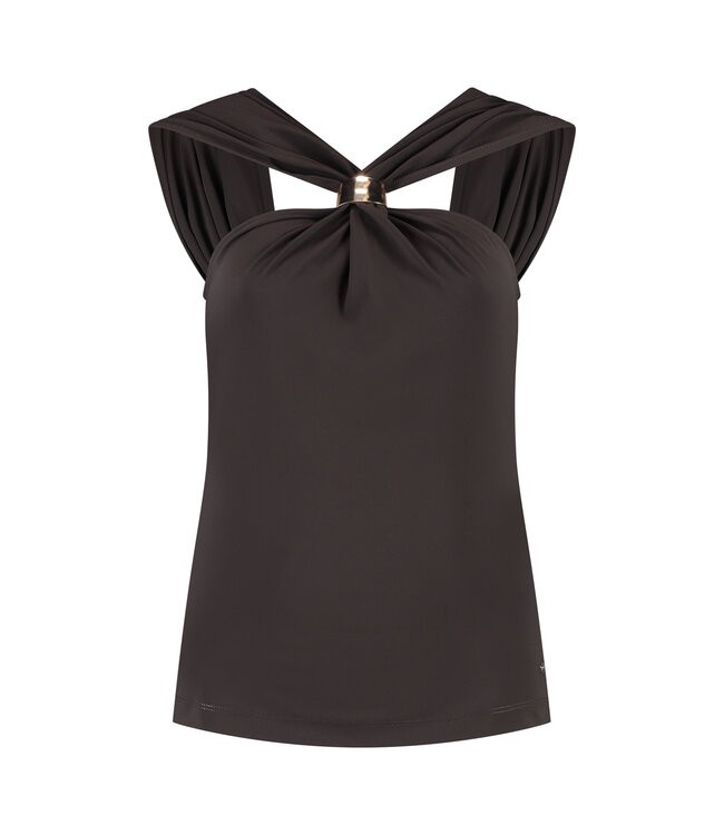 Lady Day Top Natalie Dark Brown