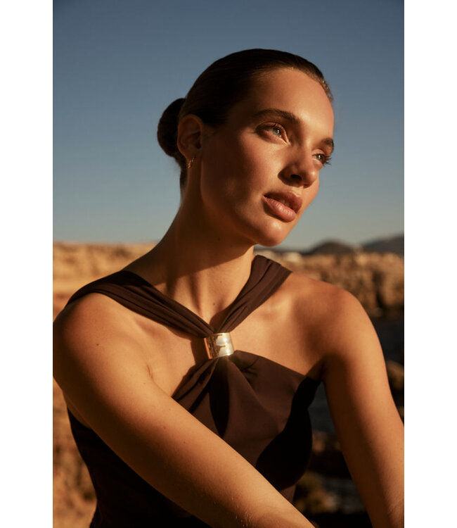 Lady Day Top Natalie Dark Brown