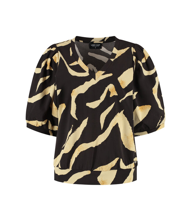 Lady Day Top Amie-v Pania Print