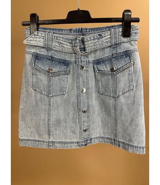 Morgan de toi Morgan Rok Jeans Jolam Jean Bleached