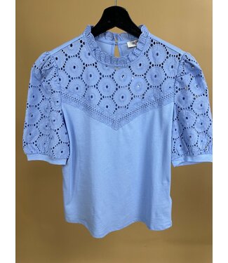 Morgan de toi Morgan Top Dulie Hydrangea Blue