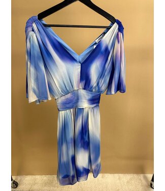 Morgan de toi Morgan Jurk Rcob.f Multicolor Blue