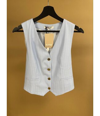 Morgan de toi Morgan Gilet Calci.f Oxygene Blue