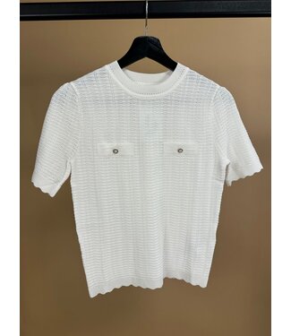 Morgan de toi Morgan Top Mseoul Off White