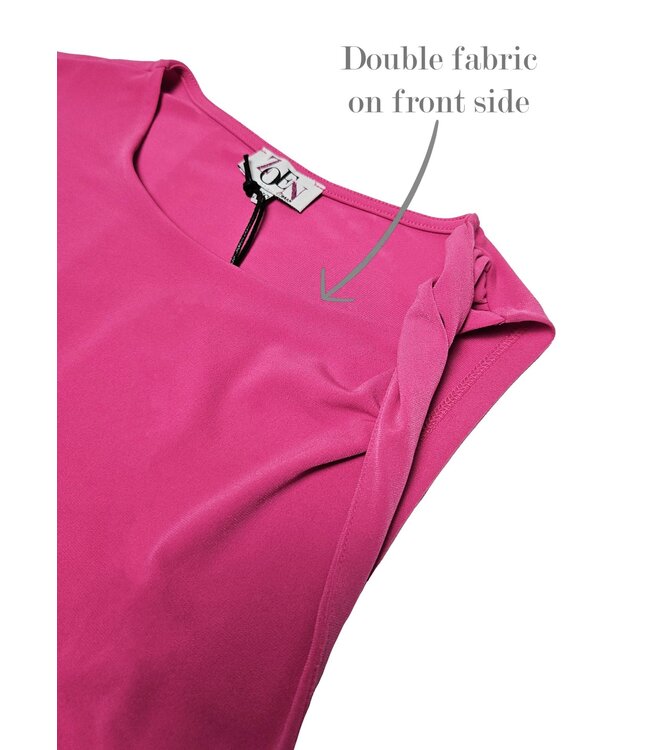 Zoen Top Hope Twist pink