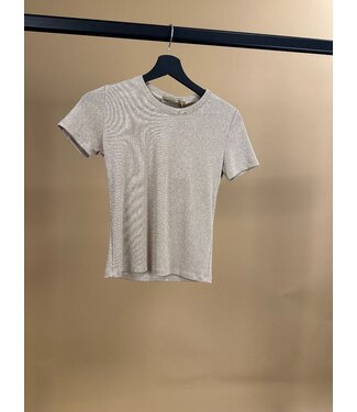 Rinascimento Rinascimento Top Beige Glitter