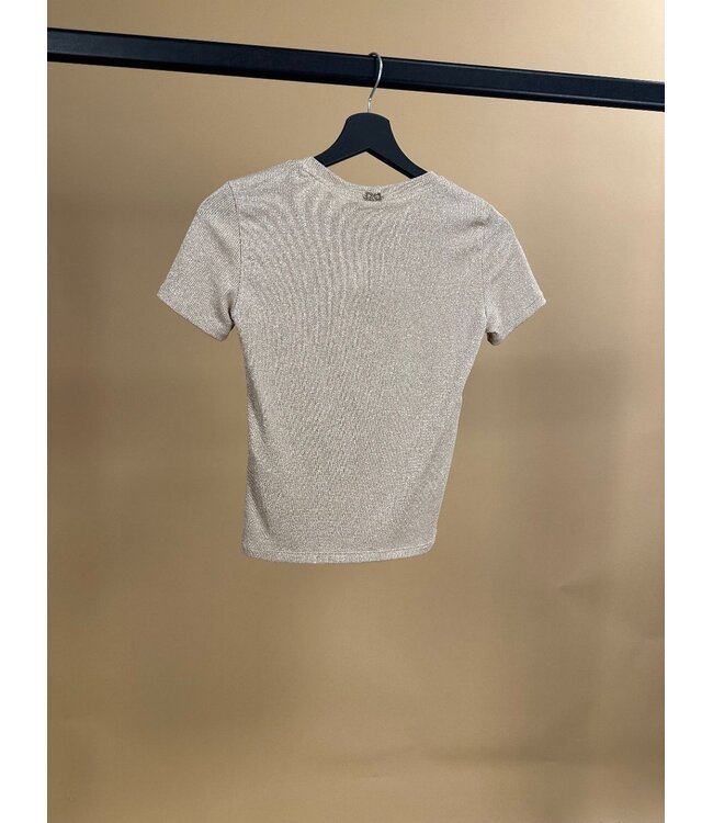 Rinascimento Top Beige Glitter