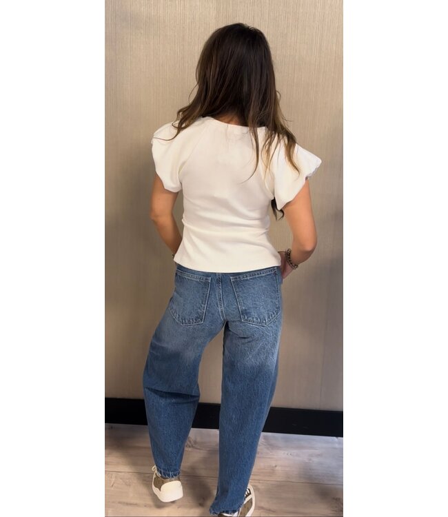 Rinascimento Balloon Jeans Azzurro Light Blue