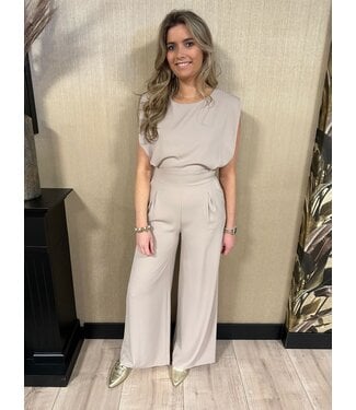 Rinascimento Rinascimento Jumpsuit Liore Beige