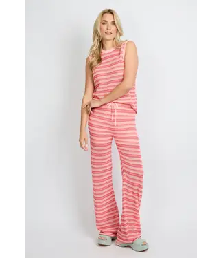 Fluresk Fluresk Broek Kylie Blush Peach / Bright Pink