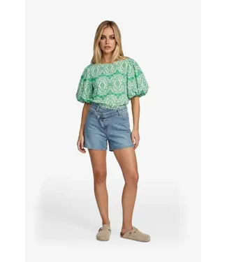 Fluresk Fluresk Short Gwenn Denim Mid Blue