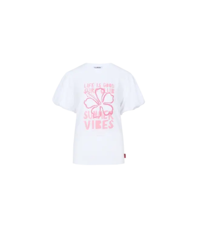 Fluresk T-shirt Estel Offwhite