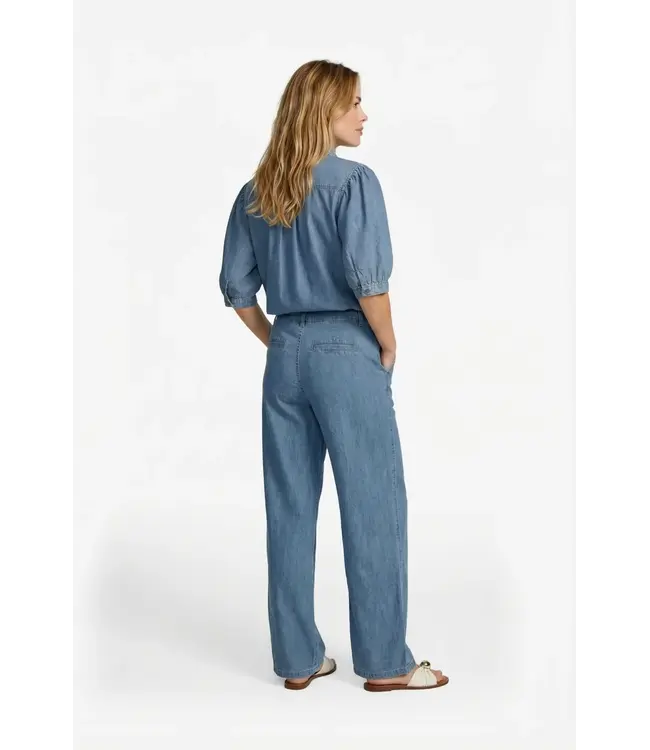 CS The Label Blouse Laira Denim Light Blue