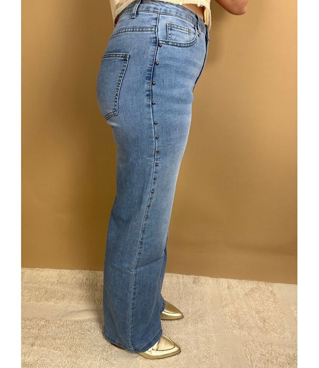 CS The Label Broek Pilina Denim Light Blue