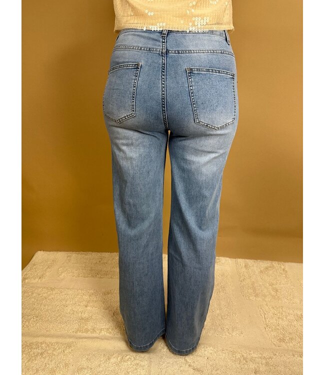 CS The Label Broek Pilina Denim Light Blue