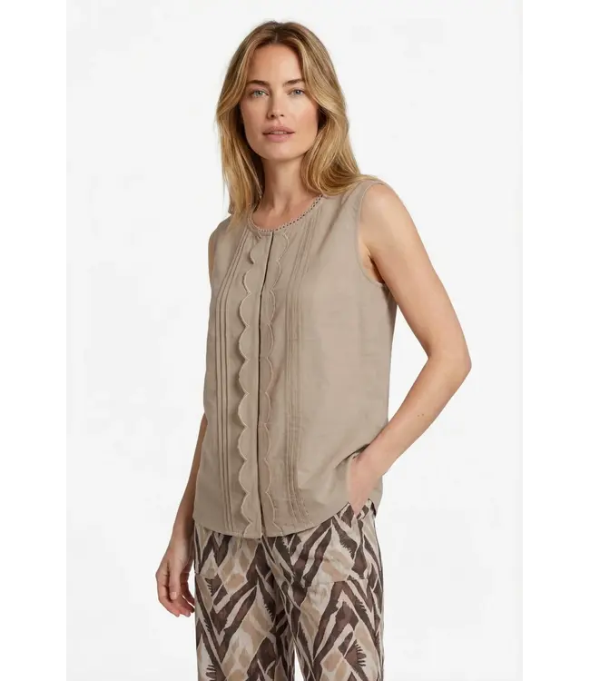 CS The Label Gilet Top Liridona Khaki