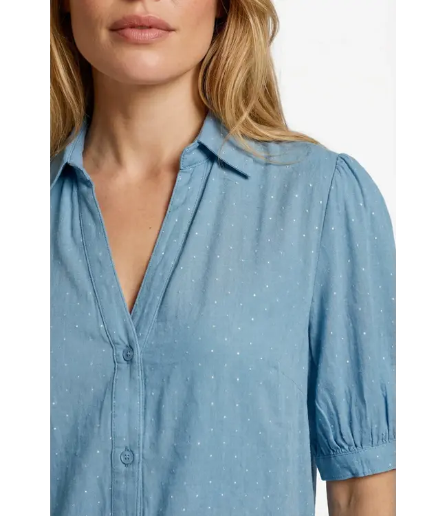 CS The Label Blouse Liss Light Blue