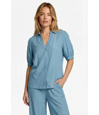 CS The Label CS The Label Blouse Liss Light Blue