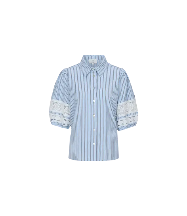 CS The Label Blouse Liora Light Blue