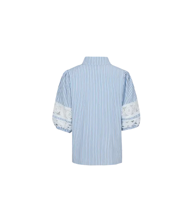 CS The Label Blouse Liora Light Blue