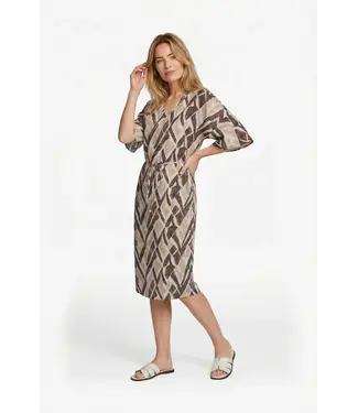 CS The Label CS The Label Jurk Dalma Sand/Khaki