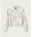 Elvira Bomber Jacket Lesley Blue Flowers
