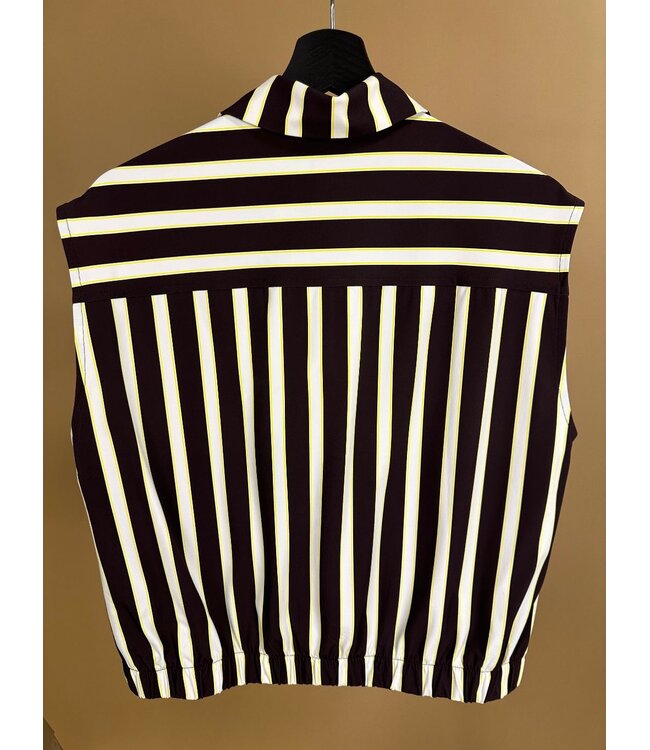 Lady Day Blouse Isa Doub Stripe