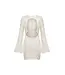 Malelions Women Crochet Jurk Offwhite