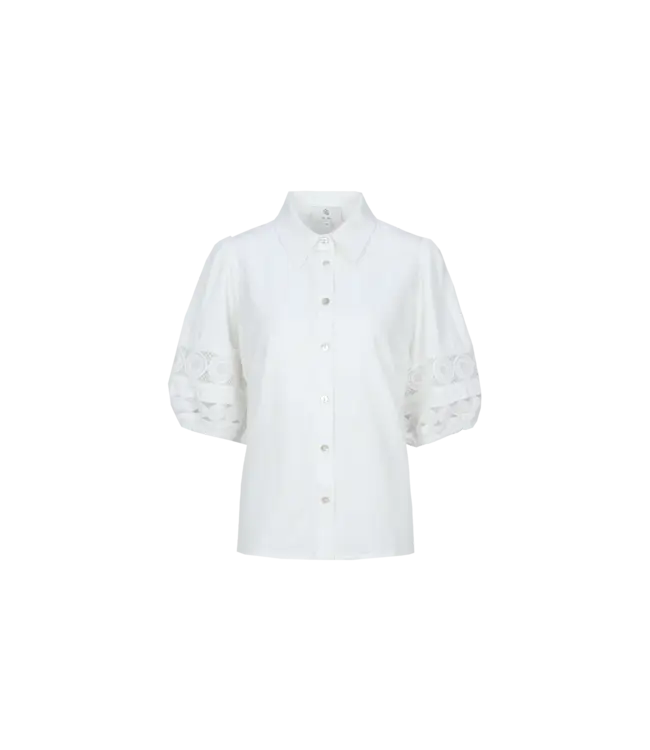 CS The Label Blouse Liora Offwhite