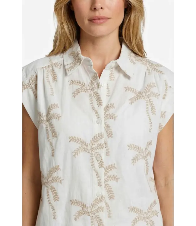 CS The Label Blouse Lusanna Offwhite/Khaki