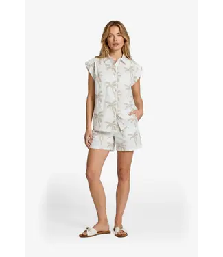 CS The Label CS The Label Short Palmi Offwhite/Khaki