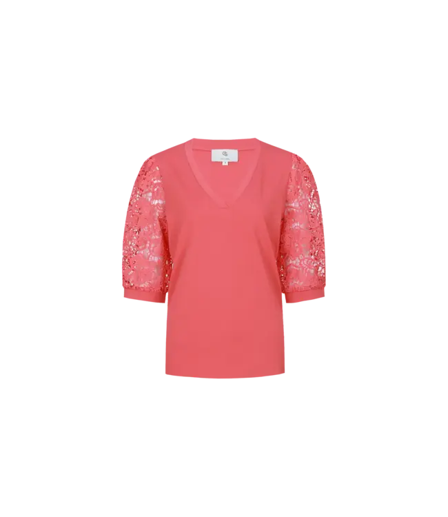 CS The Label Top Tinella Sunkissed Coral