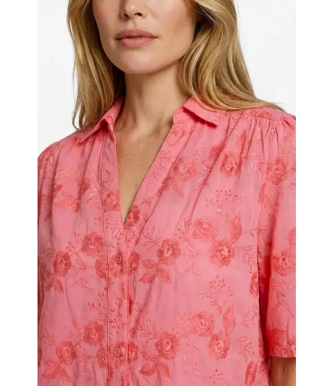 CS The Label Blouse Loveli Sunkissed Coral