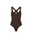 Malelions Women Cross Back Body Espresso