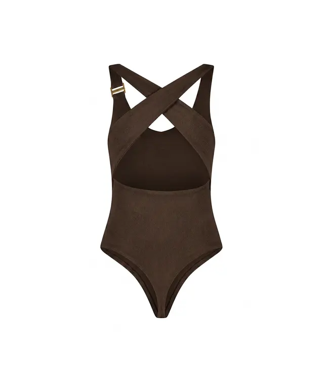 Malelions Women Cross Back Body Espresso