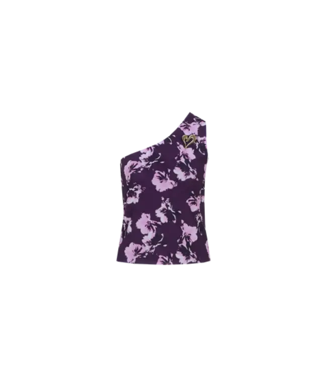Fluresk Top Bobbi Royal Plum
