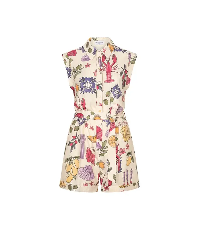 Lofty Manner Playsuit Daphne Multi Element Print