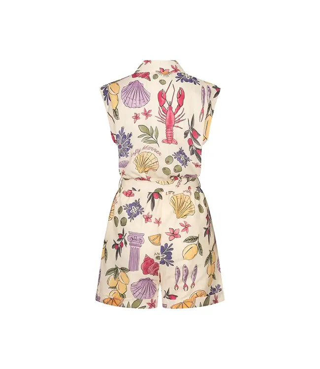 Lofty Manner Playsuit Daphne Multi Element Print