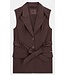 Guess Gilet Carla Linen Brown