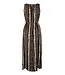 Lofty Manner Jurk Rox Brown Stripe Print