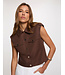 Morgan Gilet Vjitta Choco