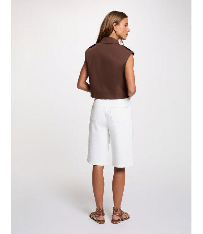 Morgan Gilet Vjitta Choco