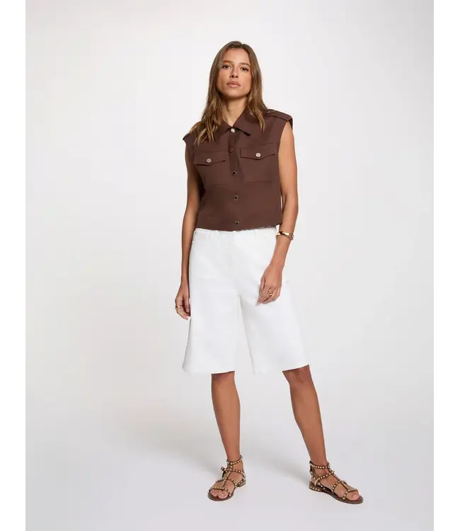 Morgan Gilet Vjitta Choco