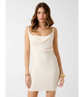 Guess Guess Jurk Arisa Bandage Dove White