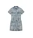 Malelions Jurk Denim Dress Light Blue