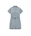 Malelions Jurk Denim Dress Light Blue