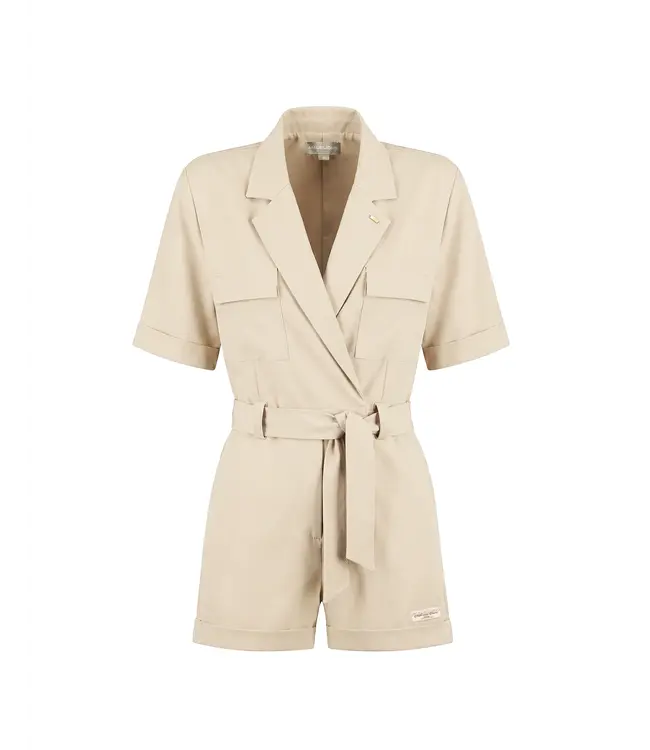 Malelions Playsuit Shortsleeve Sand