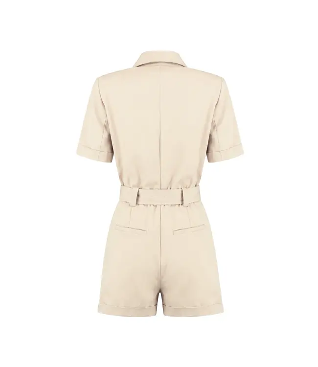 Malelions Playsuit Shortsleeve Sand